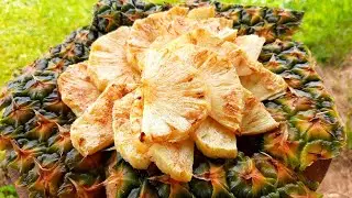 Запеченный ананас. Очень вкусный и ароматный десерт