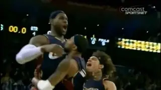 LeBron James - 32 pts, 9 reb, 8 asts vs Warriors Full Highlights (2009.01.23) Game winner!