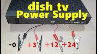 Old Dish TV Use As a Power Supply | Homemade power supply from old dish tv set top box