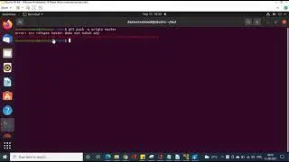 error: src refspec master does not match any