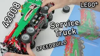 LEGO 42008 Speedbuild | LEGO Service Truck | Speed Build 42008 LEGO Technic 2013 | LEGO Tow Truck