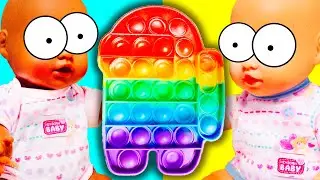 Куклы Пупсики Беби Бон Артёмка и Амелия играют в игушки