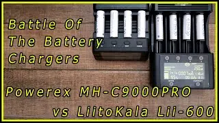 LiitoKala Lii-600 vs Powerex MH-C9000PRO Battery Chargers