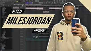 milesjordan making a hyperpop beat in FL Studio 21