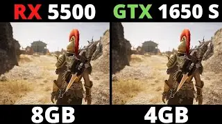 RX 5500 XT VS GTX 1650 SUPER - BENCHMARK IN LATE 2021