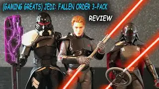 Star Wars Black Series Jedi: Fallen Order 3-pack Second Sister, Cal Kestis, & Purge Trooper - REVIEW