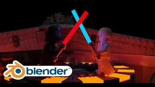 LEGO ANIMATION IN BLENDER / Star Wars
