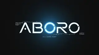 Aboro Font | Logo Font | Background Font | Free Font | Canva Font
