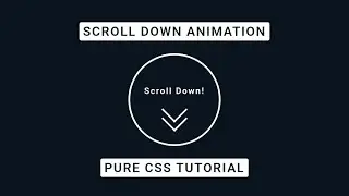 CSS Scroll Down Animation Tutorial | 