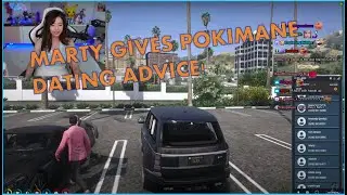 Marty Gives Pokimane Dating Advice | GTA NoPixel RP