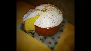 Кулич БИСКВИТНЫЙ！Легко и просто！！