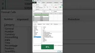 Convert Number to Percentage in Excel 