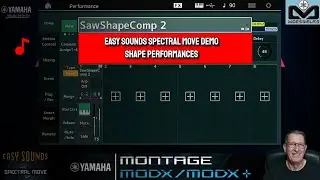 MODX+, MODX, Montage's Review | Easy Sounds Spectral Move Shape performances demo !
