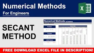 Secant Method Made Simple | Numerical Methods for Engineers