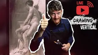 🔴Anatomy and Figure Drawing Session - Looking for the Right Pose #art #inspiration [Vertical]