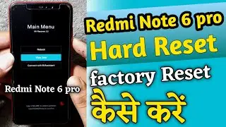 Redmi Note 6 Pro Hard Reset | Redmi Note 6 Pro I Factory Reset & Pattern Unlock