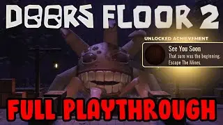 I FINALLY BEAT DOORS FLOOR 2! - Full Playthrough