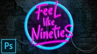 Neon Sign - Photoshop Tutorial
