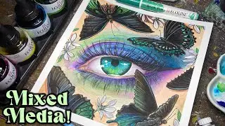 Liquid watercolor -- ECOLINE quick tips!