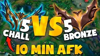 ¡5 BRONCES VS 5 CHALLENGERS PERO TIENEN QUE ESTAR 10 MINUTOS AFK!