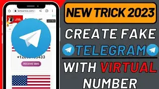 Fake Telegram Account (2023) | How to Create Fake Telegram Account With Virtual Phone Number