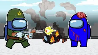 Among US American Army vs Among US Zombie