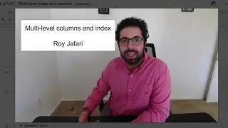Pandas DaraFrame Multi level columns and index