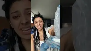bleaching my black box dye hair 