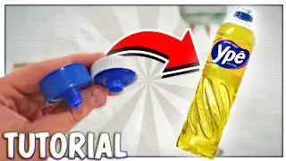 Faça seu BEYBLADE CASEIRO com Tampinha de Detergente YPE!