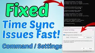 How to FIX Time Not Syncing in Windows | Time Synchronization Issues Solved | Geek Help