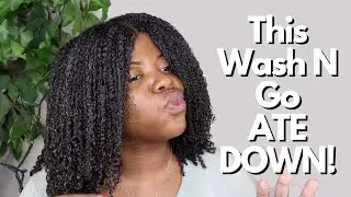 This Wash N Go Combo ATE!!!!! | Type 4 Natural