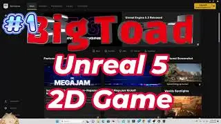 Vol. 1 Unreal 5  - 2D/3D hybrid game Tutorial - getting started