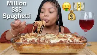 Viral TikTok Million Dollar Spaghetti MUKBANG