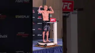 💪🏼🕶️TONY FERGUSON OFFICIAL WEIGH IN UFC ABU DHABI