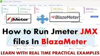 JMeter Tutorial | How to Run Jmeter Script in BlazaMeter examples