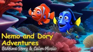 COZY Sleepy Story | Nemo and Dory Adventures | Bedtime Story and Calm Sound | Cozy Night