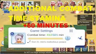 INCREASE STAMINA (COMBAT TIME) IN RAGNAROK MOBILE