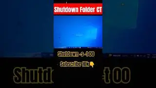 How to Create Shutdown folder🤩।। Computer ko shutdown kaise kre 