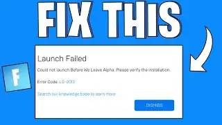 How To Easily Fix Fortnite Error Code LS-0013 | 2025