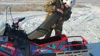Снегоход sharmax 550 pro первое впечатление