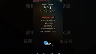 和你一样 李宇春 live karaoke 伴奏 + 歌词