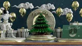 🎄 Joyeux Noël à Tous ! 🎄#animation3d #arnoldrenderer #c4d #maxonc4d