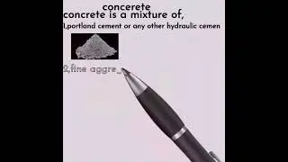 concerete making materials