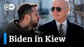 Was bedeutet der Besuch des US-Präsidenten in der Ukraine?| DW Nachrichten