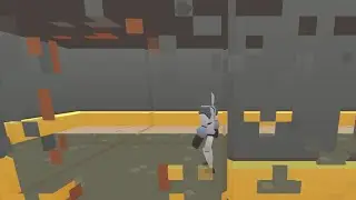 DEMO Godot shader: Dissolve effect using the grid