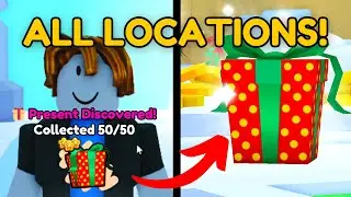 ALL LOCATION OF 50 PRESENT IN PET SIMULATOR 99!