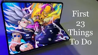 GALAXY FOLD 4: First 23 Things To Do 🔥