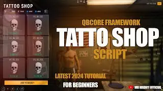 [QBCore] Tattoo Shop Script | Free FiveM Script | Latest Tutorial For Beginners