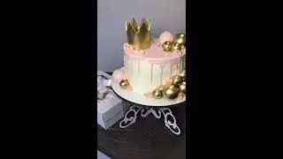 Торт для девочки с Короной/шоколадные шары/безе