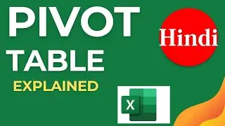 Create Pivot Tables In Excel | Use of Pivot Table - Pivot Table Tutorial👌